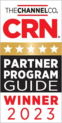 Seit 5 Jahren 5-Sterne-Bewertung im Partner Program Guide 2023 von CRN