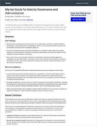 2024 Gartner® Market Guide for Identity Governance and Administration