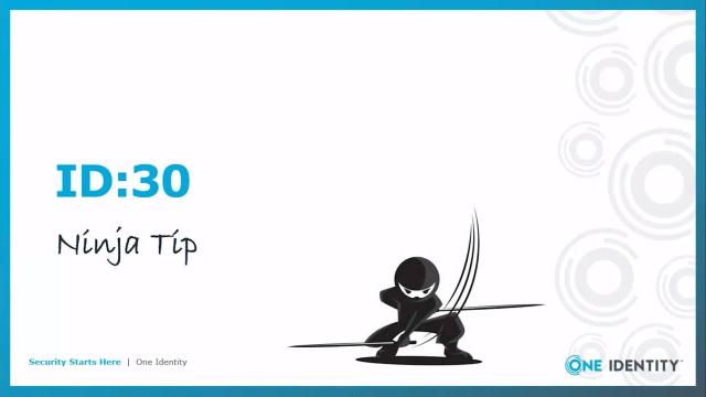 Ninja Tip: Cloud and Container Tips for IAM